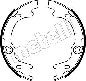 Metelli 53-0185 - Комплект тормозов, ручник, парковка unicars.by