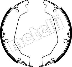 Metelli 53-0183 - Комплект тормозов, ручник, парковка unicars.by