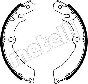 Metelli 53-0397 - Комплект тормозных колодок, барабанные unicars.by