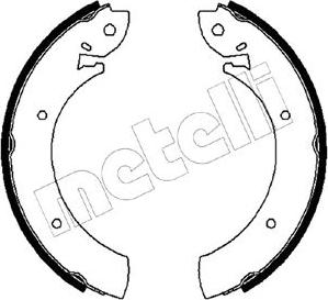 Metelli 53-0342 - Комплект тормозных колодок, барабанные unicars.by