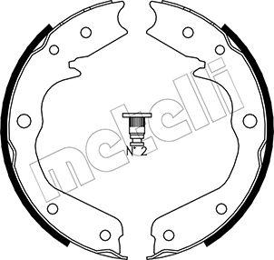 Metelli 53-0315 - Комплект тормозов, ручник, парковка unicars.by