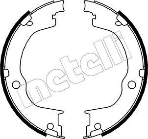 Metelli 53-0317 - Комплект тормозов, ручник, парковка unicars.by