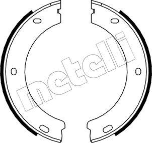 Metelli 53-0325 - Комплект тормозов, ручник, парковка unicars.by