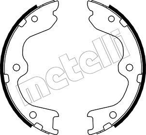 Metelli 53-0294 - Комплект тормозов, ручник, парковка unicars.by