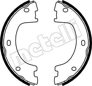 Metelli 53-0249 - Комплект тормозов, ручник, парковка unicars.by