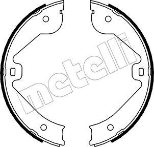 Metelli 53-0244 - Комплект тормозов, ручник, парковка unicars.by