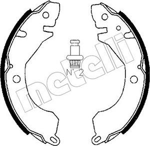 Metelli 53-0253 - Комплект тормозных колодок, барабанные unicars.by