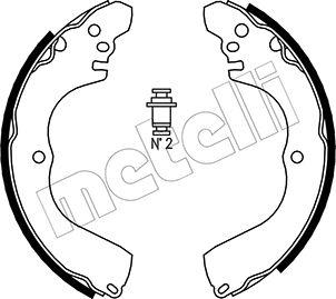 Metelli 53-0261 - Комплект тормозных колодок, барабанные unicars.by