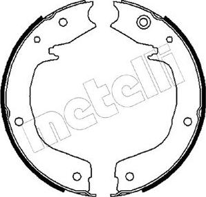 Metelli 53-0267 - Комплект тормозов, ручник, парковка unicars.by