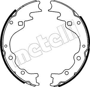 Metelli 53-0202 - Комплект тормозных колодок, барабанные unicars.by