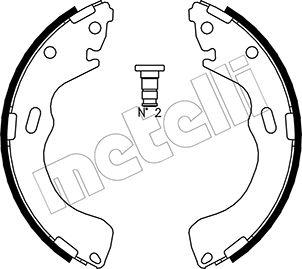 Metelli 53-0216 - Комплект тормозных колодок, барабанные unicars.by