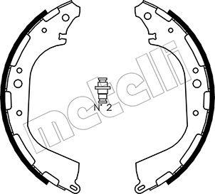 Metelli 53-0282 - Комплект тормозных колодок, барабанные unicars.by