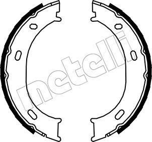 Metelli 53-0239 - Комплект тормозов, ручник, парковка unicars.by