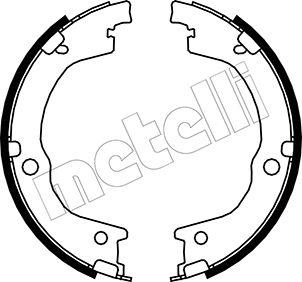 Metelli 53-0230 - Комплект тормозов, ручник, парковка unicars.by