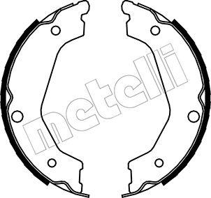 Metelli 53-0227 - Комплект тормозов, ручник, парковка unicars.by