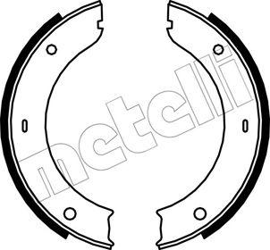 Metelli 53-0717 - Комплект тормозов, ручник, парковка unicars.by