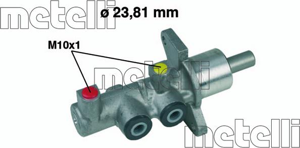 Metelli 05-0379 - Главный тормозной цилиндр unicars.by