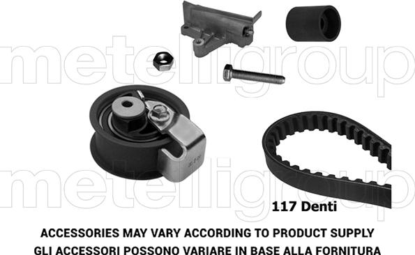 Metelli 29-0421 - Комплект зубчатого ремня ГРМ unicars.by