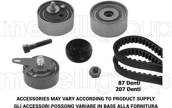 Metelli 29-0041 - Комплект зубчатого ремня ГРМ unicars.by