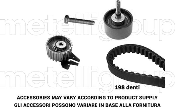 Metelli 29-0056 - Комплект зубчатого ремня ГРМ unicars.by