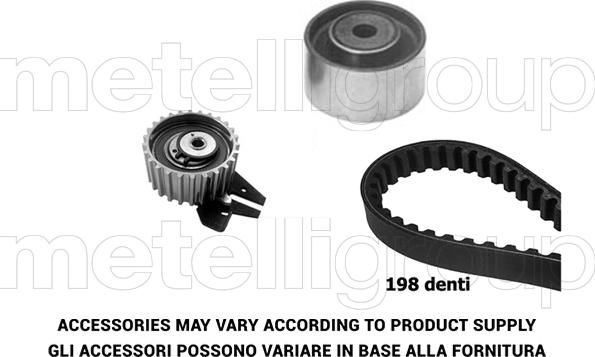 Metelli 29-0061 - Комплект зубчатого ремня ГРМ unicars.by