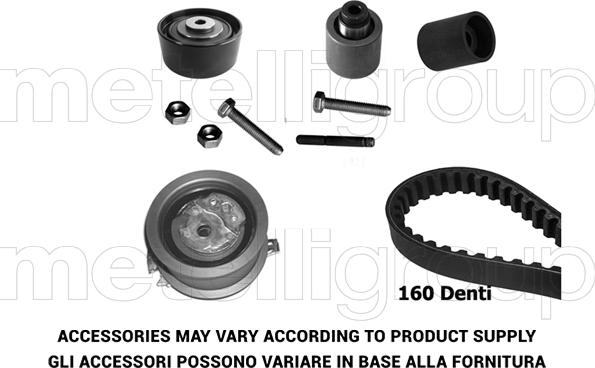 Metelli 29-0088 - Комплект зубчатого ремня ГРМ unicars.by