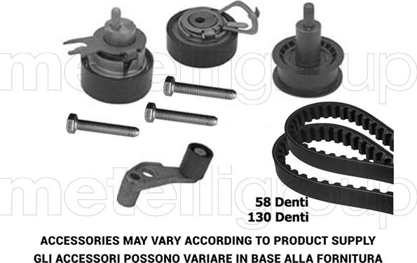 Metelli 29-0023 - Комплект зубчатого ремня ГРМ unicars.by