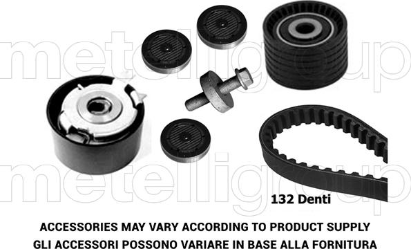 Metelli 29-0079 - Комплект зубчатого ремня ГРМ unicars.by