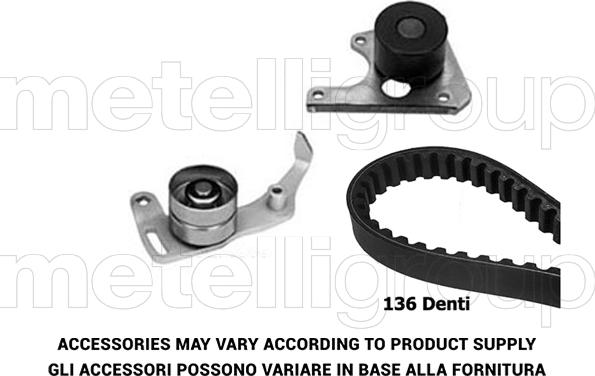 Metelli 29-0070 - Комплект зубчатого ремня ГРМ unicars.by