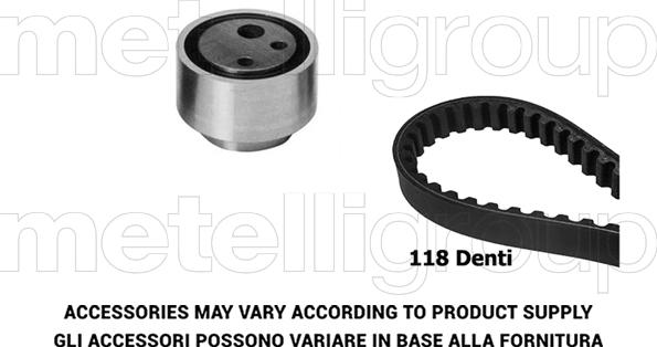 Metelli 29-0199 - Комплект зубчатого ремня ГРМ unicars.by