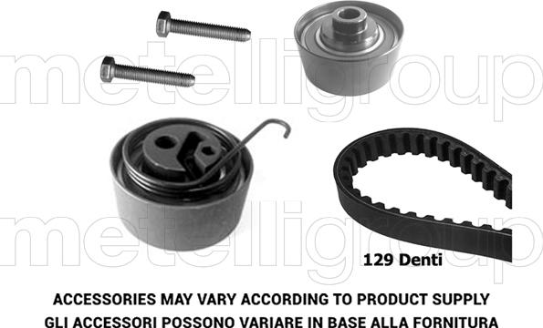 Metelli 29-0193 - Комплект зубчатого ремня ГРМ unicars.by