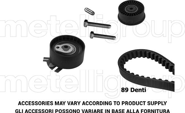 Metelli 29-0197 - Комплект зубчатого ремня ГРМ unicars.by