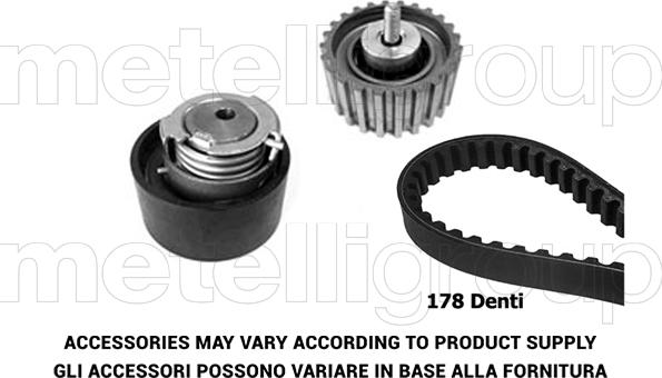 Metelli 29-0144 - Комплект зубчатого ремня ГРМ unicars.by