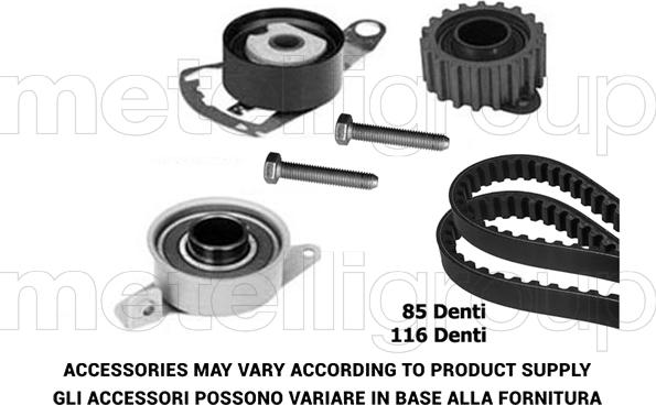 Metelli 29-0155 - Комплект зубчатого ремня ГРМ unicars.by