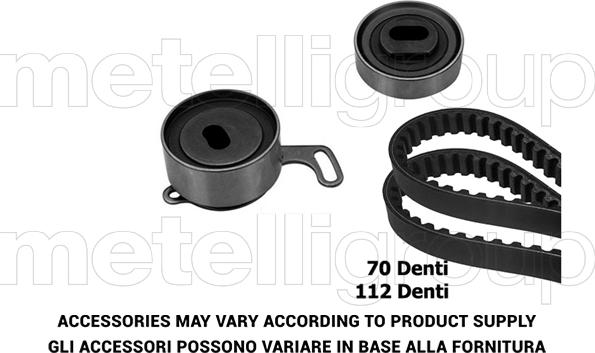 Metelli 29-0122 - Комплект зубчатого ремня ГРМ unicars.by