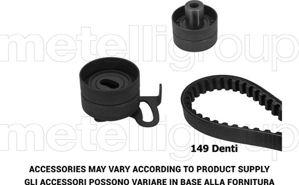 Metelli 29-0346 - Комплект зубчатого ремня ГРМ unicars.by