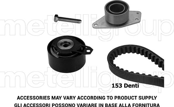 Metelli 29-0366 - Комплект зубчатого ремня ГРМ unicars.by