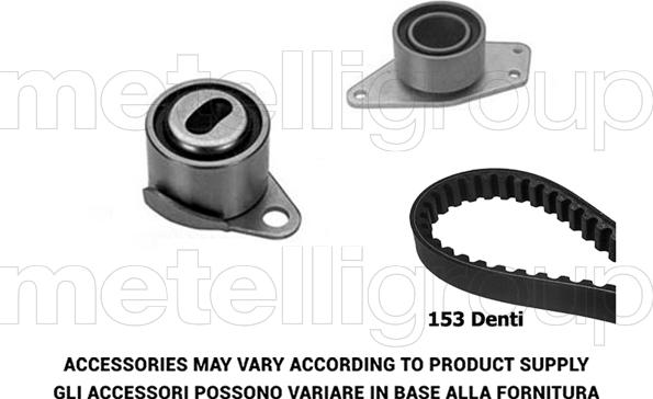 Metelli 29-0360 - Комплект зубчатого ремня ГРМ unicars.by