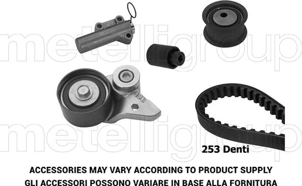 Metelli 29-0311 - Комплект зубчатого ремня ГРМ unicars.by