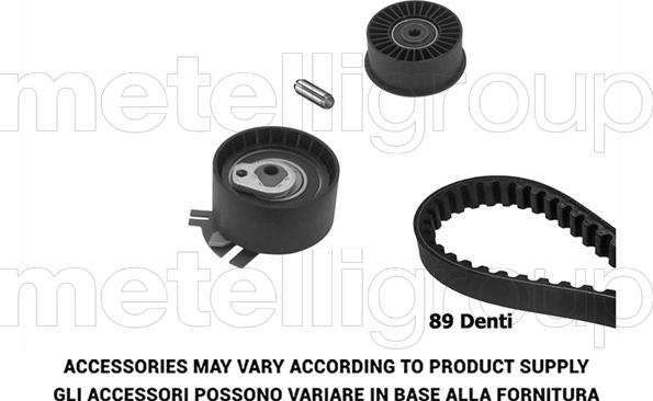 Metelli 29-0383 - Комплект зубчатого ремня ГРМ unicars.by