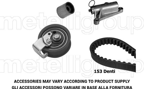 Metelli 29-0372 - Комплект зубчатого ремня ГРМ unicars.by