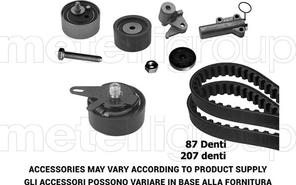 Metelli 29-0377 - Комплект зубчатого ремня ГРМ unicars.by