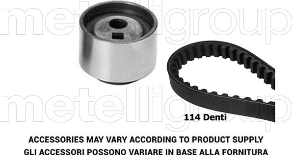 Metelli 29-0244 - Комплект зубчатого ремня ГРМ unicars.by