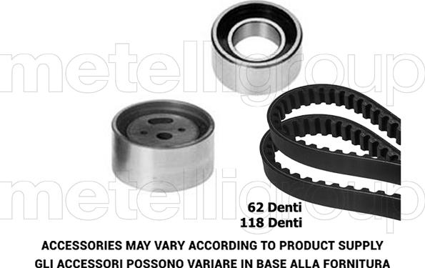 Metelli 29-0242 - Комплект зубчатого ремня ГРМ unicars.by