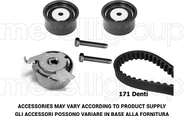 Metelli 29-0264 - Комплект зубчатого ремня ГРМ unicars.by