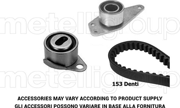 Metelli 29-0219 - Комплект зубчатого ремня ГРМ unicars.by