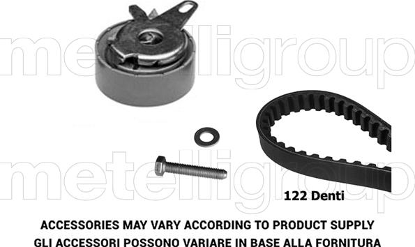 Metelli 29-0218 - Комплект зубчатого ремня ГРМ unicars.by