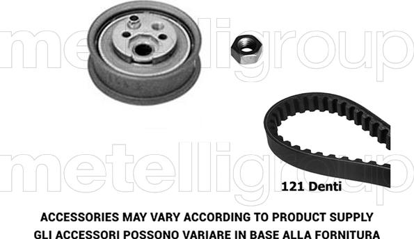 Metelli 29-0212 - Комплект зубчатого ремня ГРМ unicars.by