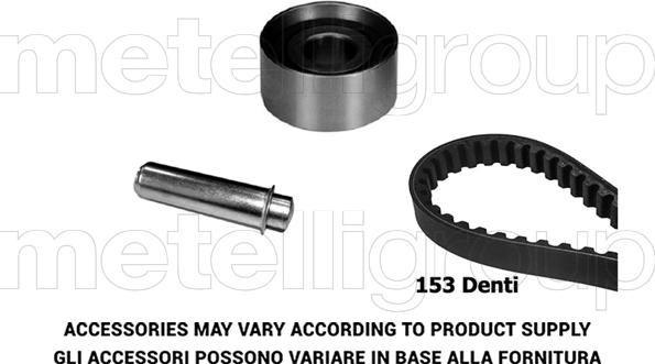 Metelli 29-0289 - Комплект зубчатого ремня ГРМ unicars.by