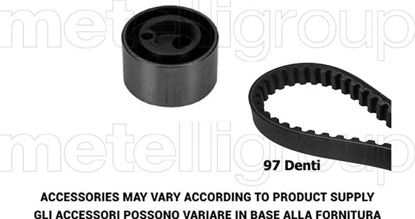 Metelli 29-0282 - Комплект зубчатого ремня ГРМ unicars.by